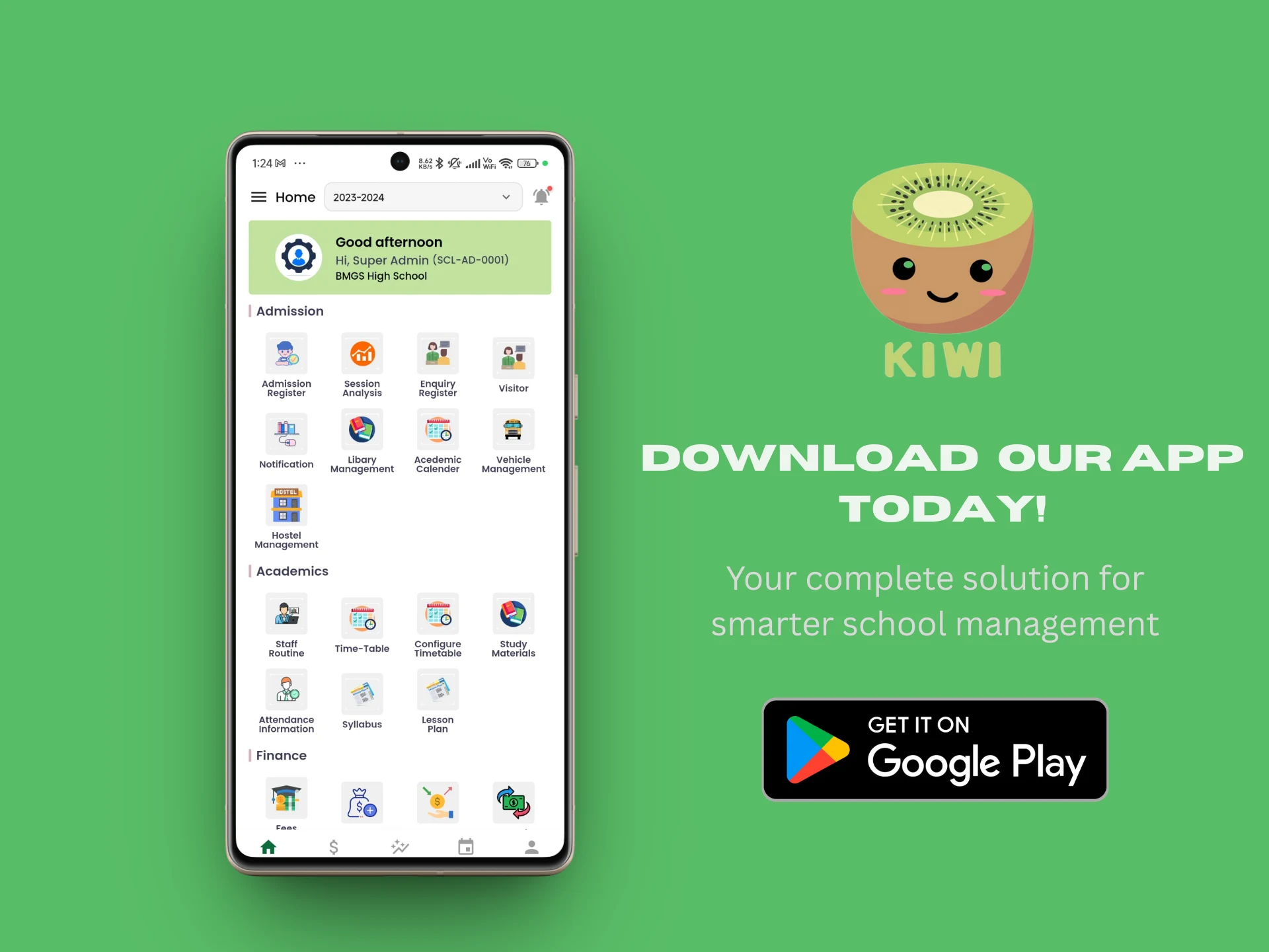 Kiwi Learning App screenshot
